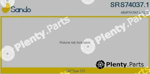 Sando SRS74037.1 — Series resistor, electric motor (radiator fan)
