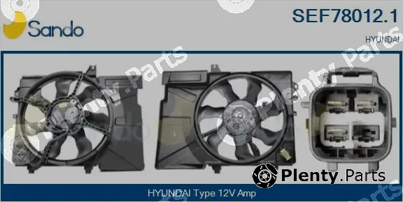 Sando SEF78012.1 — Electric Motor, radiator fan
