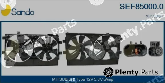 Sando SEF85000.0 — Electric Motor, radiator fan
