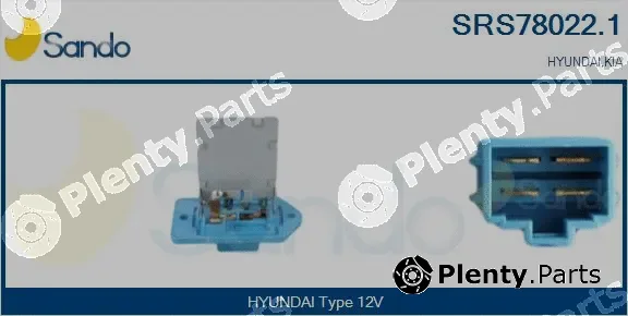 Sando SRS78022.1 — Resistor, interior blower