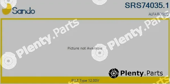 Sando SRS74035.1 — Series resistor, electric motor (radiator fan)