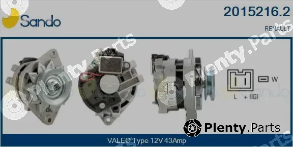 Sando 2015216.2 — Alternator