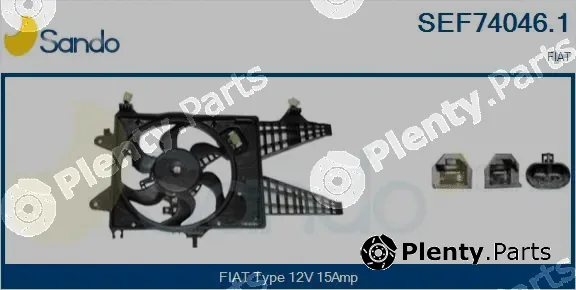 Sando SEF74046.1 — Electric Motor, radiator fan