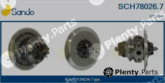 Sando SCH78026.7 — Core assembly, turbocharger