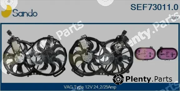 Sando SEF73011.0 — Electric Motor, radiator fan