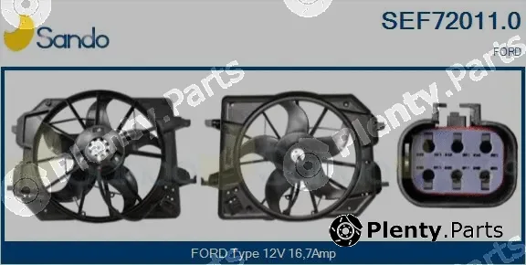 Sando SEF72011.0 — Electric Motor, radiator fan