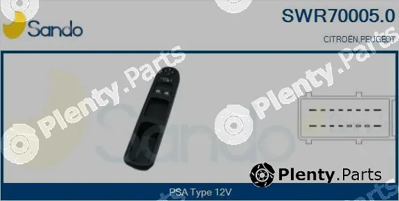 Sando SWR70005.0 — Switch, window regulator