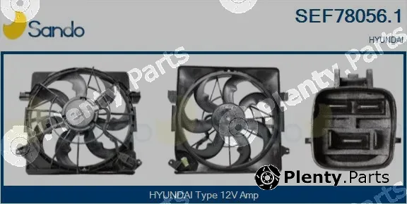 Sando SEF78056.1 — Electric Motor, radiator fan