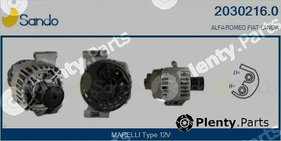 Sando 2030216.0 — Alternator