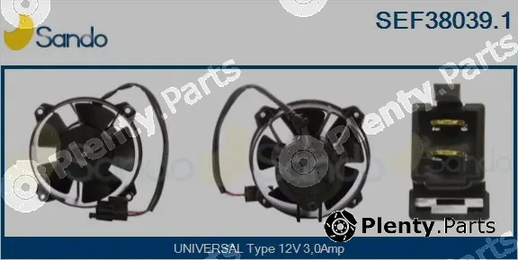 Sando SEF38039.1 — Electric Motor, radiator fan