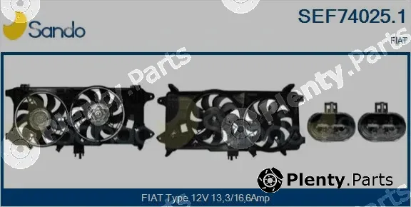 Sando SEF74025.1 — Electric Motor, radiator fan