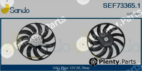 Sando SEF73365.1 — Fan, engine cooling