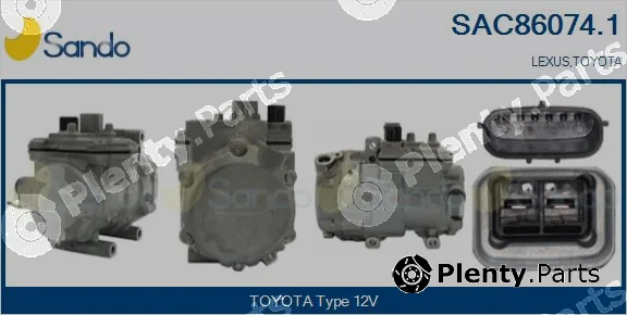 Sando SAC86074.1 — Compressor, air conditioning