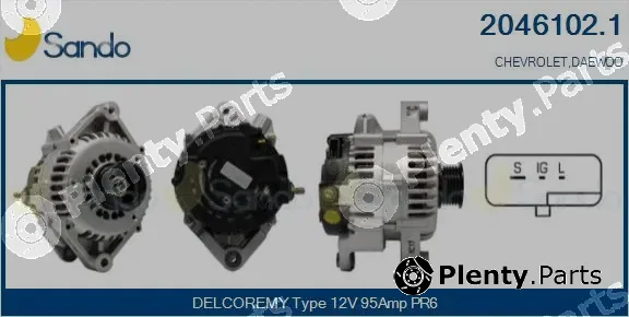 Sando 2046102.1 — Alternator