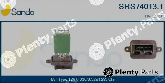 Sando SRS74013.1 — Resistor, interior blower