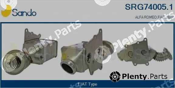 Sando SRG74005.1 — Cooler, exhaust gas recirculation