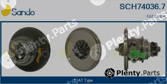 Sando SCH74036.7 — Core assembly, turbocharger