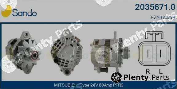 Sando 2035671.0 — Alternator