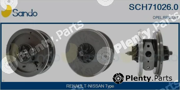 Sando SCH71026.0 — Core assembly, turbocharger