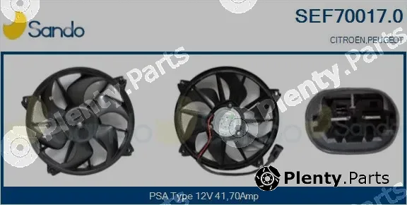 Sando SEF70017.0 — Electric Motor, radiator fan