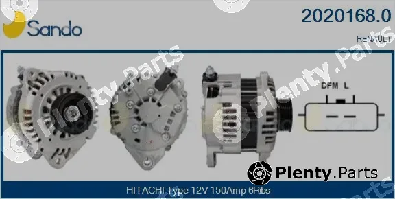 Sando 2020168.0 — Alternator
