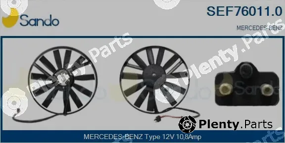 Sando SEF76011.0 — Electric Motor, radiator fan
