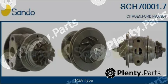 Sando SCH70001.7 — Core assembly, turbocharger