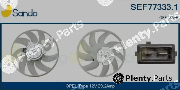 Sando SEF77333.1 — Fan, engine cooling