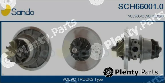 Sando SCH66001.0 — Core assembly, turbocharger