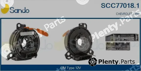 Sando SCC77018.1 — Clockspring, airbag