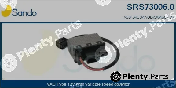 Sando SRS73006.0 — Series resistor, electric motor (radiator fan)