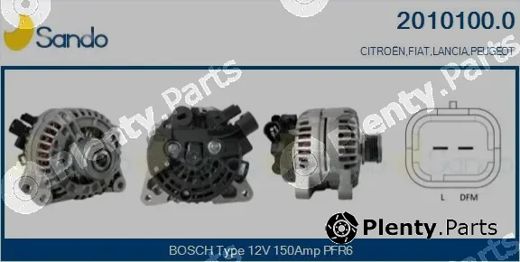 Sando 2010100.0 — Alternator