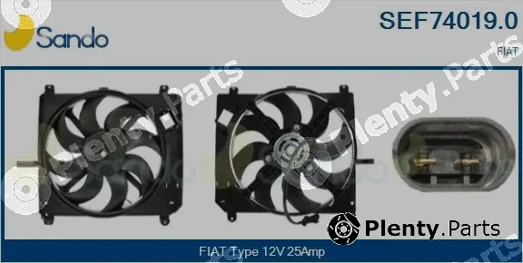 Sando SEF74019.0 — Electric Motor, radiator fan