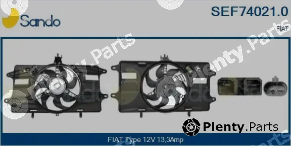Sando SEF74021.0 — Electric Motor, radiator fan