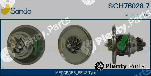 Sando SCH76028.7 — Core assembly, turbocharger