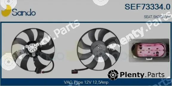 Sando SEF73334.0 — Fan, engine cooling