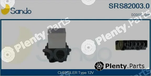 Sando SRS82003.0 — Resistor, interior blower