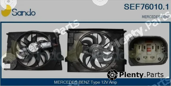 Sando SEF76010.1 — Electric Motor, radiator fan
