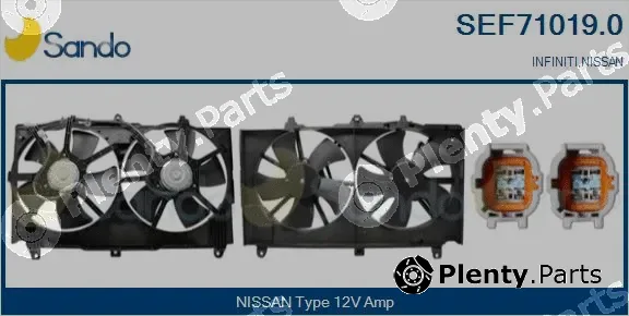 Sando SEF71019.0 — Electric Motor, radiator fan