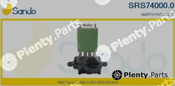 Sando SRS74000.0 — Resistor, interior blower
