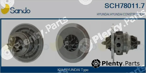 Sando SCH78011.7 — Core assembly, turbocharger