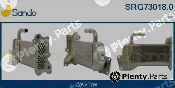 Sando SRG73018.0 — Cooler, exhaust gas recirculation