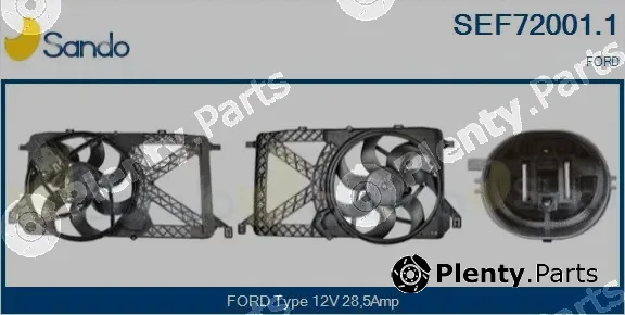 Sando SEF72001.1 — Electric Motor, radiator fan