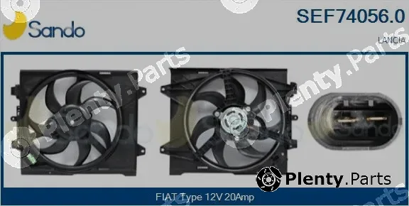 Sando SEF74056.0 — Electric Motor, radiator fan