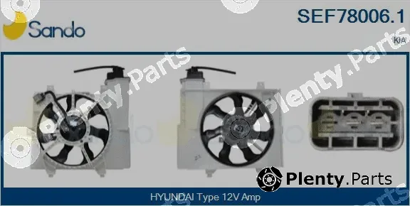 Sando SEF78006.1 — Electric Motor, radiator fan