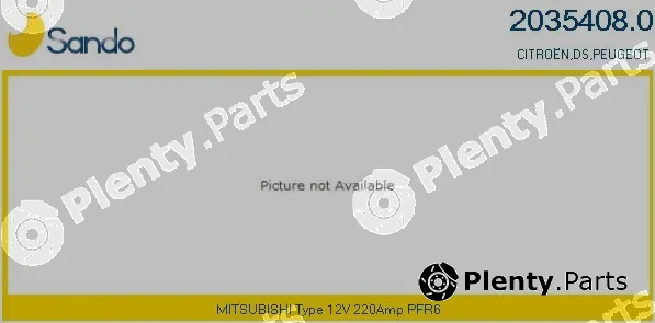Sando 2035408.0 — Alternator
