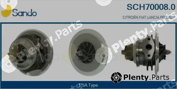Sando SCH70008.0 — Core assembly, turbocharger