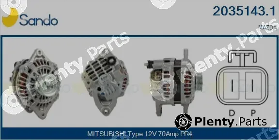 Sando 2035143.1 — Alternator