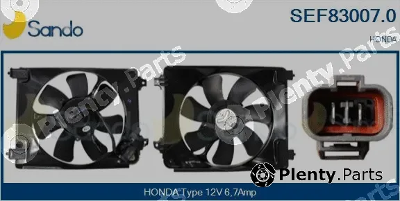 Sando SEF83007.0 — Electric Motor, radiator fan