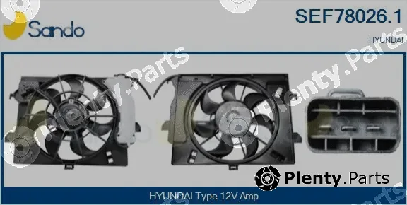 Sando SEF78026.1 — Electric Motor, radiator fan